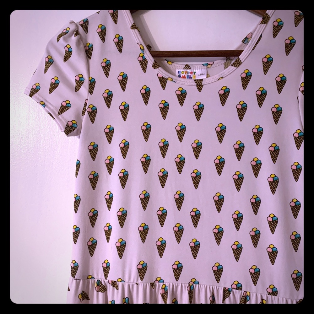 Dot Dot Smile ice cream dress, size girls 12/14